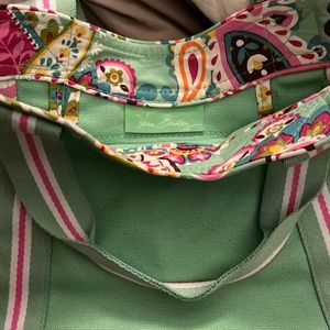 Vera Bradley Small Colorblock Tote- Tutti Fruiti